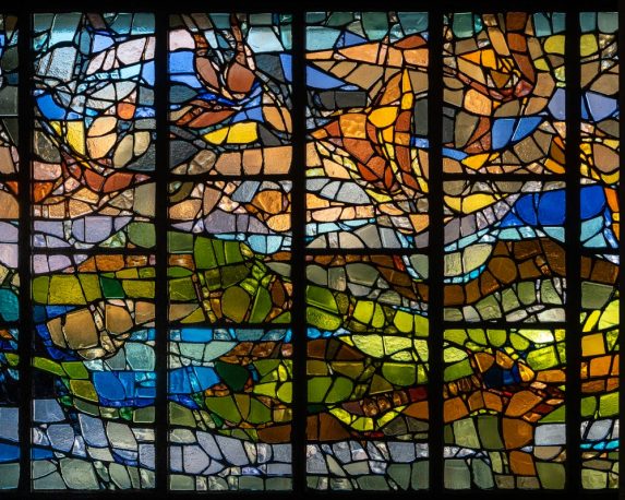 Henry Haig, Jubilation window (1972-3), Clifton Roman Catholic Cathedral, Bristol. | Photo: Peter Hildebrand