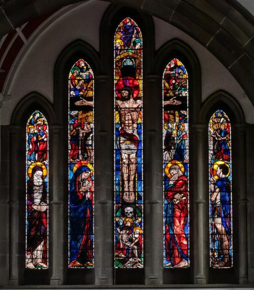 Wilhelmina Geddes, east window (1922), Church of St. Luke, Wallsend Wilhelmina Geddes, east window (1922), Church of St. Luke, Wallsend | Photo: Andrew Loutit