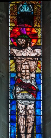 Wilhelmina Geddes, detail of east window (1922), Church of St. Luke, Wallsend Wilhelmina Geddes, detail of east window (1922), Church of St. Luke, Wallsend | Photo: Andrew Loutit