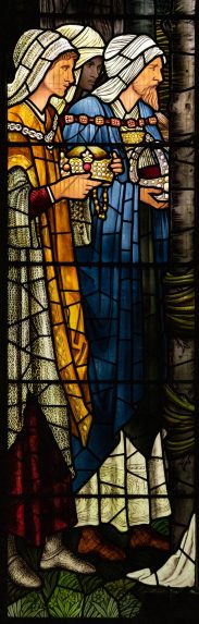 Edward Burne-Jones and Morris & Co., detail of west window (1898), Church of St Deiniol, Hawarden, Flintshire. Edward Burne-Jones and Morris & Co., detail of west window (1898), Church of St Deiniol, Hawarden, Flintshire. | Photo: Peter Hildebrand