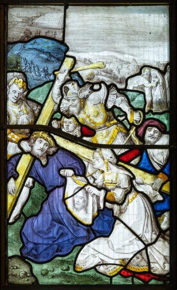 East window, detail from Scenes from the Life of Christ (early 16th century), Church of St Gwenllwyfo, Dulas, Anglesey. East window, detail from Scenes from the Life of Christ (early 16th century), Church of St Gwenllwyfo, Dulas, Anglesey. | Photo: Peter Hildebrand