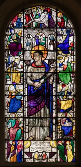 Wilhelmina Geddes, Wheler memorial window (1933), Chapel of St Lawrence, Otterden, Kent. Wilhelmina Geddes, Wheler memorial window (1933), Chapel of St Lawrence, Otterden, Kent. | Photo: Peter Hildebrand