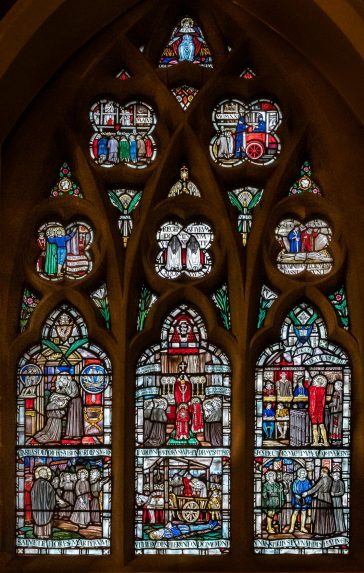 Seminary Martyrs window (early 1920s), Shrewsbury Roman Catholic Cathedral | Photo: Peter Hildebrand