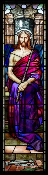 Stephen Adam Jun., north west window, Our Lord crowned with Thorns (1909), Church of St James the Less, Bishopbriggs, E Dunbartonshire. | Photo: Peter Hildebrand