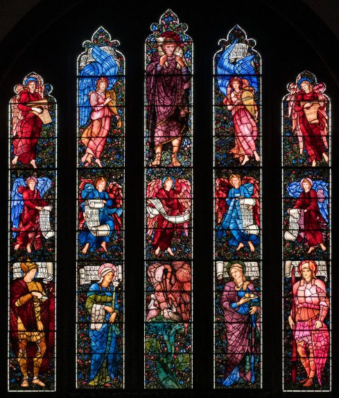 Edward Burne-Jones and Morris & Co, east window (1880-81), Church of St Martin, Brampton, Cumbria. Edward Burne-Jones and Morris & Co, east window (1880-81), Church of St Martin, Brampton, Cumbria. | Photo: Peter Hildebrand