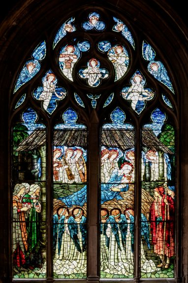 Edward Burne-Jones and Morris & Co., east window of the Quire (1899), Bothwell Parish Church. Edward Burne-Jones and Morris & Co., east window of the Quire (1899), Bothwell Parish Church. | Photo: Fraser Craig