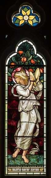 Burne-Jones and Morris, Marshall, Faulker & Co., the Prophetess Miriam, chancel south window (1872), Church of St Michael & All Angels, Waterford, Hertfordshire. | Photo: Peter Hildebrand