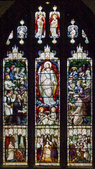 T. W. Camm and R. W. Winfield & Co., Jubilee of Nations window, Great Malvern Priory, Malvern, Worcestershire. T. W. Camm and R. W. Winfield & Co., Jubilee of Nations window, Great Malvern Priory, Malvern, Worcestershire. | Photo: Jasmine Allen