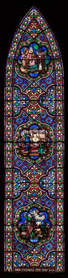 Chance Brothers, south nave window (1855), Lincoln Cathedral. | Photo: Peter Hildebrand