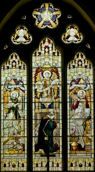 Curtis, Ward & Hughes, east window Whitmore Chapel (1893-94), Church of St Giles and All Saints, Orsett, Essex. | Photo: Chris Parkinson