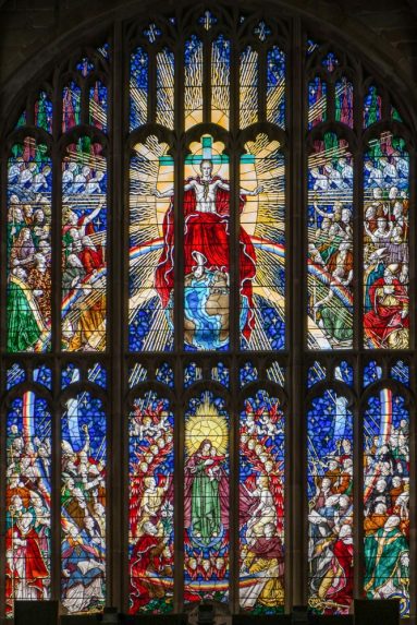 Hugh Easton, Te Deum window (1955), Church of the Holy Trinity, Coventry. | Photo: Chris Parkinson