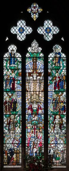 G. E. R. Smith, nave window (1949), Church of St Editha, Tamworth, Staffordshire. | Photo: Peter Hildebrand