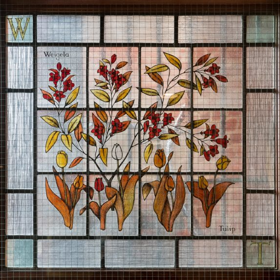 Jane Gray, Tulip & Weigela (1979), Marriage Room. Hillingdon Civic Centre, Uxbridge. | Photo: Peter Hildebrand