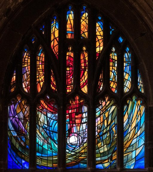 Linda Hadfield, The Healing window (2004), Manchester Cathedral. | Photo: Peter Hildebrand