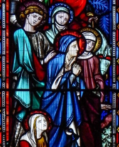 John Hardman Powell and John Hardman & Co., detail of east window, Minster Church of St George, Doncaster. | Photo: William Thackray