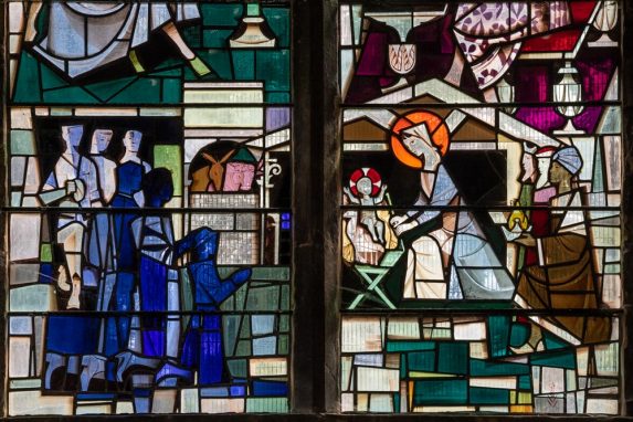 Harry Harvey, detail of south aisle window (1966), Church of St Mary & St Nicholas, Spalding, Lincolnshire. Harry Harvey, detail of south aisle window (1966), Church of St Mary & St Nicholas, Spalding, Lincolnshire. | Photo: Peter Hildebrand