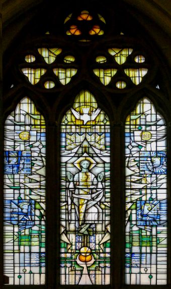 John Hayward, east window (1990), Church of St Leonard, Streatham, London. | Photo: Andrew Taylor