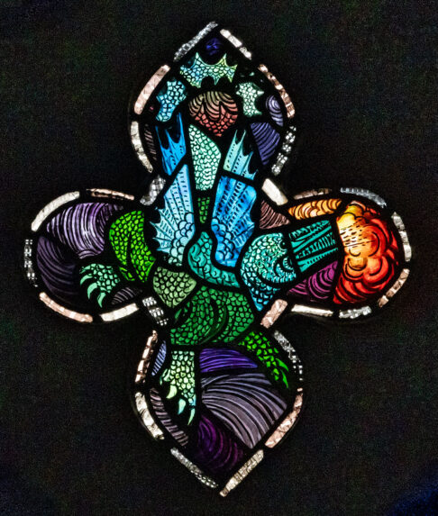 Michael Healy, detail of the Christ Walking on Water (1921), Church of St peter, Wallsend, Tyne & Wear. | Photo: Peter Hildebrand
