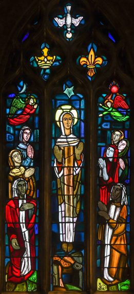 Evie Hone, Assumption of the Virgin Mary (1953), Catholic Church of the Immaculate Conception, Mayfair, London. | Photo: Peter Hildebrand