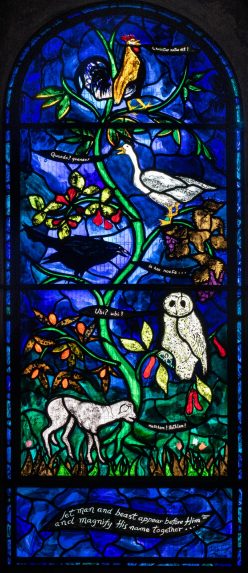John Piper and David Wasley, Tree of Life window (1995), Church of St Mary, Iffley, Oxfordshire. | Photo: Peter Hildebrand