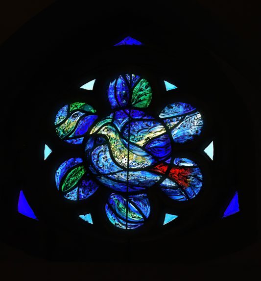 Graham Jones, rose window (2018), Church of St Mark, Prince Albert Road, London NW1. Graham Jones, rose window (2018), Church of St Mark, Prince Albert Road, London NW1. | Photo: Graham Jones