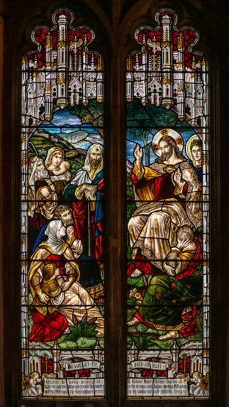 Jones & Willis, Blessed are the Pure in Heart (1909), Church of St Andrew & St Cuthman, Steyning, W Sussex. | Photo: Peter Hildebrand