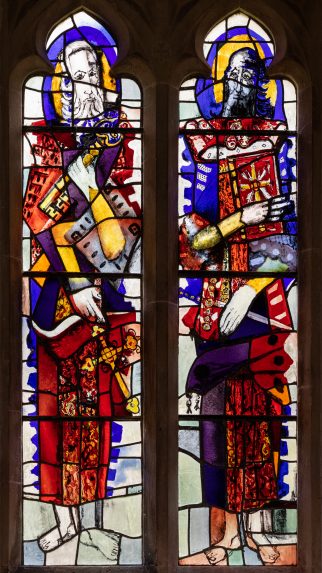 Jasper & Molly Kettlewell, north nave window (1958), Church of All Saints, Marden, Wiltshire. | Photo: Peter Hildebrand