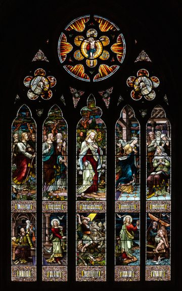 William Meikle & Sons, east window (1892), Clark Memorial Church, Largs, N Ayrshire. | Photo: Peter Hildebrand