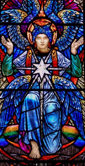 Karl Pasons, detail of west window (1931) Church of St Laurence, Ansley, Warwickshire. Karl Pasons, detail of west window (1931) Church of St Laurence, Ansley, Warwickshire. | Photo: Andrew Loutit