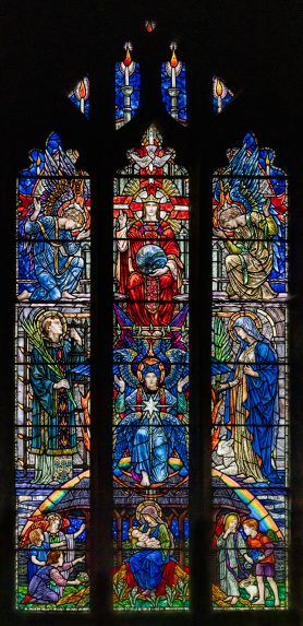 Karl Pasons, west window (1931) Church of St Laurence, Ansley, Warwickshire. Karl Pasons, west window (1931) Church of St Laurence, Ansley, Warwickshire. | Photo: Peter Hildebrand