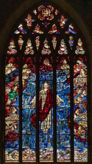 Henry Payne, east window (1930), Church of St Andrew, Aylestone, Leicester. | Photo: Peter Hildebrand