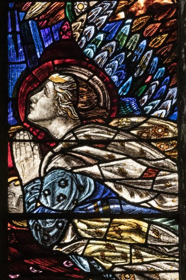 Henry Payne, detail of east window (1930), Church of St Andrew, Aylestone, Leicester. Henry Payne, detail of east window (1930), Church of St Andrew, Aylestone, Leicester. | Photo: Peter Hildebrand