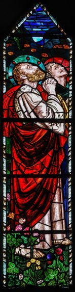 Henry Payne, detail of east window (1907), Church of St Andrew, Roker, Sunderland. Henry Payne, detail of east window (1907), Church of St Andrew, Roker, Sunderland. | Photo: Andrew Loutit
