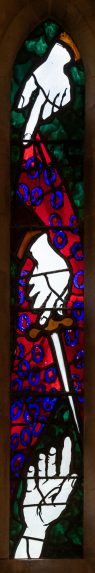John Piper & Patrick Reyntiens, St Martin window (1973), Church of St Martin, Sandford St Martin, Oxfordshire. John Piper & Patrick Reyntiens, St Martin window (1973), Church of St Martin, Sandford St Martin, Oxfordshire. | Photo: Peter Hildebrand