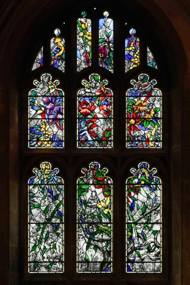 John Reyntiens, St Francis window (2023), Christ Church Cathedral, Oxford. | Photo: Ian Wallman