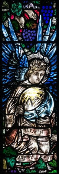 Arnold Robinson and Joseph Bell & Co., detail of east window (1920), Church of St Alban, Westbury Park, Bristol. Arnold Robinson and Joseph Bell & Co., detail of east window (1920), Church of St Alban, Westbury Park, Bristol. | Photo: Peter Hildebrand