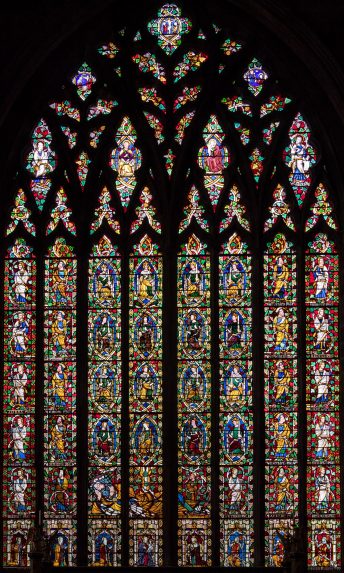 East window (c.1340-53), St Mary the Virgin, Shrewsbury, Shropshire. | Photo: Chris Parkinson
