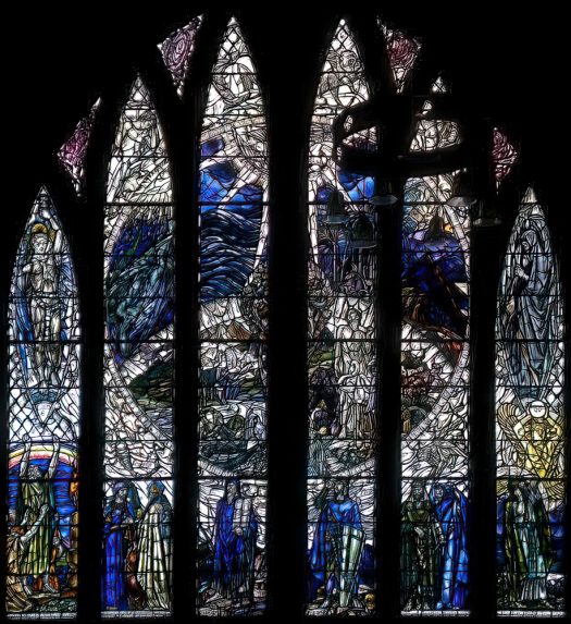Douglas Strachan, The Creation window (1914), Lowson Memorial Church, Forfar. | Photo: Moira Malcolm