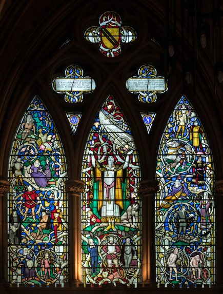 Christopher Webb, Shakespeare window (1954) Southwark Cathedral. | Photo: Peter Hildebrand
