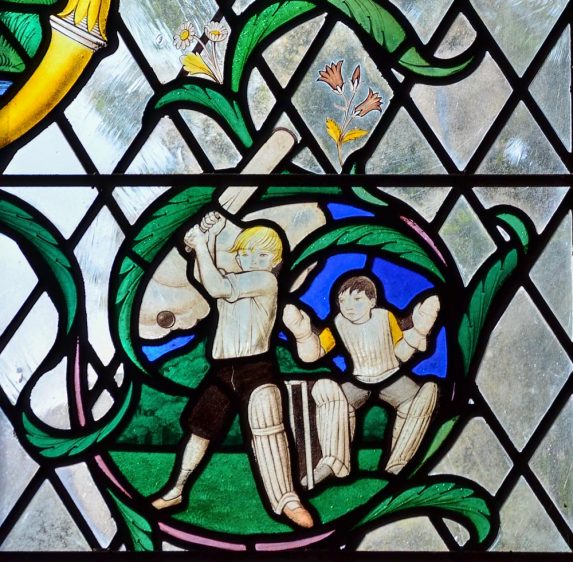Christopher Webb, detail of Benedicite window (1959), Church of St Mary, Wirksworth, Derbyshire. | Photo: Janes Brocket