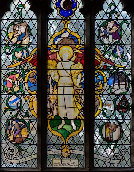 Christopher Webb, Benedicite window (1959), Church of St Mary, Wirksworth, Derbyshire. | Photo: Jane Brocket