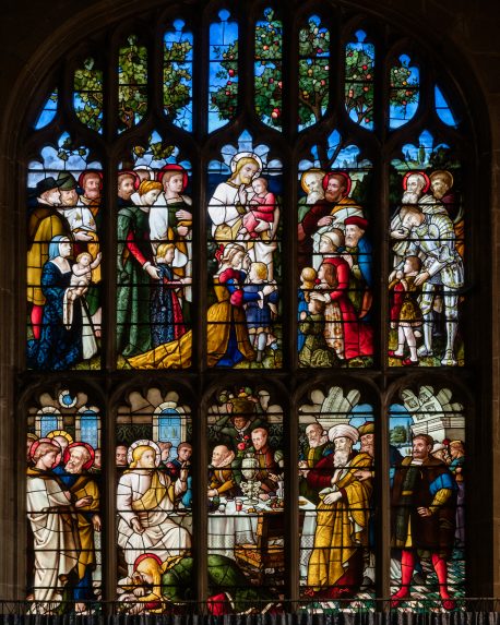 Nathaniel Westlake and Lavers, Barraud and Westlake, east window of the Spring Chapel (c.1880), Church of St Peter and St Paul, Lavenham, Suffolk. | Photo: Peter Hildebrand
