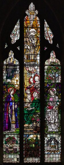 Christopher Whall, Turnbull Window (1905), Church of St Oswald, Asbourne, Derbyshire | Photo: Peter Hildebrand