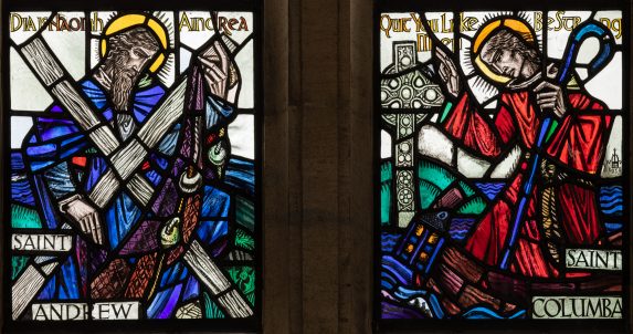 William Wilson, The Scotsmen's window (1958), Guildford Cathedral. | Photo: Peter Hildebrand