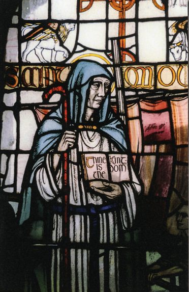 Mary Isobel Wood, detail of east gallery window (1926), Lismore Parish Church, Isle of Lismore, Argyll & Bute. | Photo: Iain Galbraith