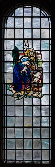 Edward Woore. south chancel window (1928), Christ Church, Chalford, Gloucestershire. | Photo: Peter Hildebrand