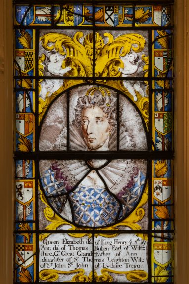 Abraham van Linge, detail of east window (1631), Church of St Mary, Battesea, London. | Photo: Peter Hildebrand