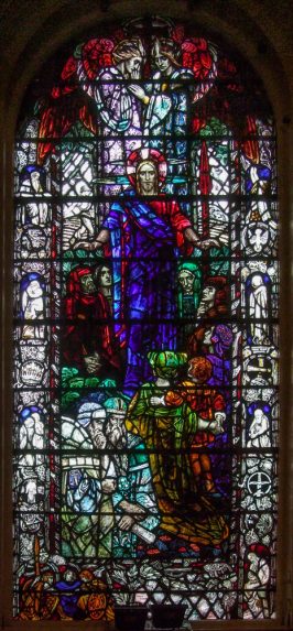 Alfred Webster and Stephen Adam Studio, the Beatitudes (1913), North gallery, St Andrew's and St George's West Church, Edinburgh. | Photo: Douglas Hogg