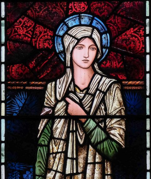 Edward Burne-Jones and Morris & Co., detail of south aisle window (1909), Christ Church, Southgate London. Edward Burne-Jones and Morris & Co., detail of south aisle window (1909), Christ Church, Southgate London. | Photo: Sasha Ward