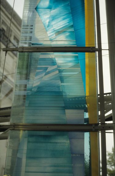 Alexander Beleschenko, main entrance panels (1989), Essex County Council, County Hall, Chelmsford. Alexander Beleschenko, main entrance panels (1989), Essex County Council, County Hall, Chelmsford. | Photo: Jocelyn Glanfield
